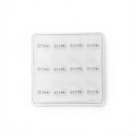 پیرسینگ نقره اصل بینی مدل نگین‌دار