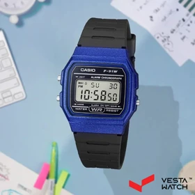 ساعت مچی مردانه و زنانه کاسیو CASIO مدل F-91WM-2ADF