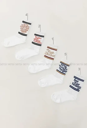 جوراب انگلیسی ساق‌دار پنبه کد1004997