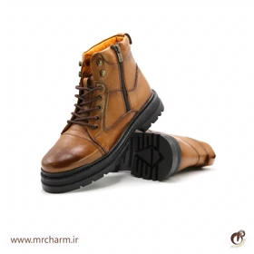 نیم بوت چرم مردانه mrc1122-07