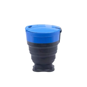 لیوان تاشو سیلیکونی LIFE CAMP (آبی)