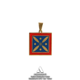 آویز میناکاری درفش کاویانی Derafsh Kaviani Enamel Pendant G01