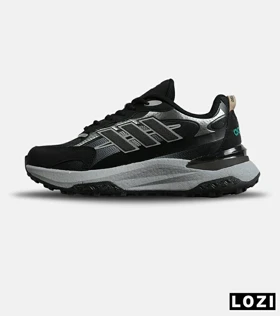 کفش کتانی مردانه و زنانه مشکی طوسی Adidas More Than Speed مدل 7731