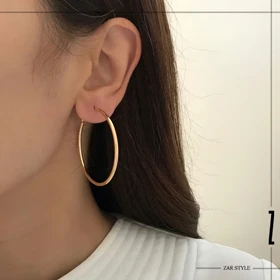 گوشواره حلقه‌ای خطی