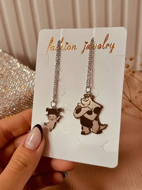 گردنبند ست سالیوان کارخانه هیولاها استیل