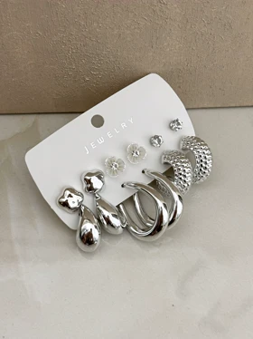 پک گوشواره دخترانه فشن سیلور 920