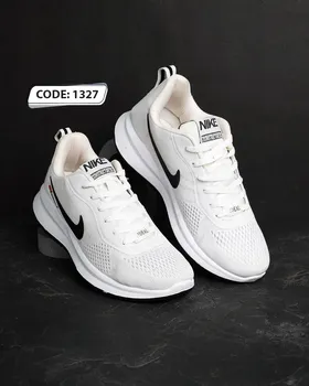 کتانی نایک تمام سفید مدل RUNNING