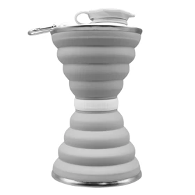 قمقمه سیلیکونی تاشو مدل Sandy ظرفیت 0.65 لیتر