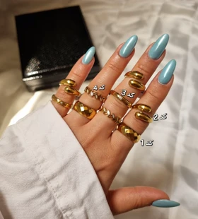 انگشتر استیل رنگ ثابت