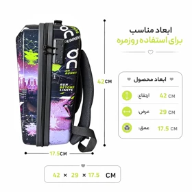 کوله پشتی مدرسه مدل MS1090 طرح Nike