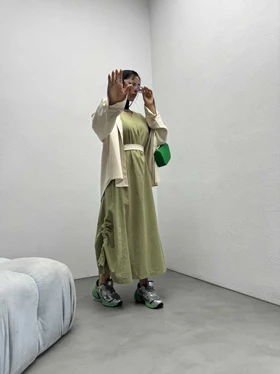 پیراهن سرشانه گت دار