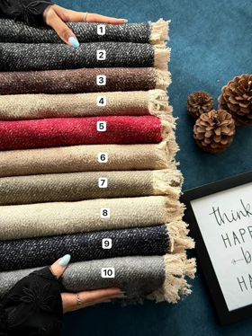 شال وارداتی موهر 10 رنگ کد 400