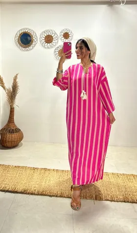 کفتان راه راه رنگی