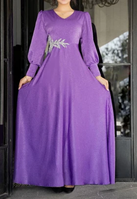 پیراهن مجلسی زنانه و شب ماکسی مدل حدیث مخملی