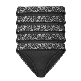 شورت زنانه نخی اسمارا مدل بند گیپوری Esmara x5