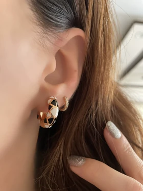 گردنبند و گوشواره میناکاری ژوپینگ