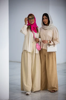 مانتو لینن رایون پیراهنی پرتو