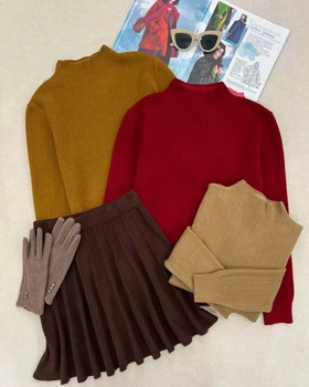 پلیور بافت تو خز گرماژ بالا کد 5517