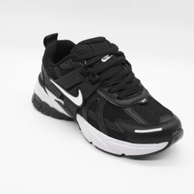 کتانی نایک V2K مشکی سفید دخترانه کد 6869