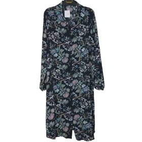 مانتو زنانه نخی گل‌دار وارداتی