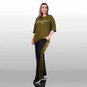 ست لانگ چاپی گلکسی پنبه