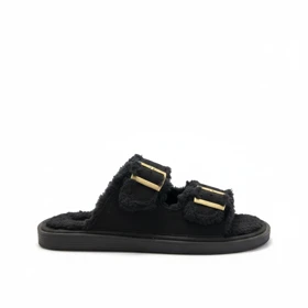 اسلیپر لونا دو سگک مشکی کد 294941