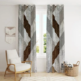 پرده اسپرت طرح زیگزاگ مدل W4891