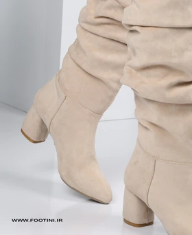 بوت بلند چروک پاشنه‌بلند MR