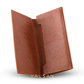 کیف پول مردانه چرم یلسان مدل پارلا کد 018-GF (عسلی)
