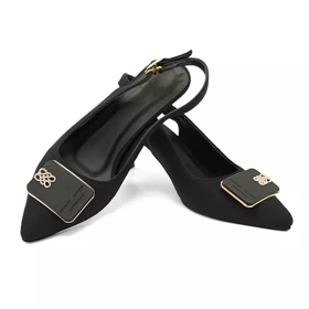 کفش مجلسی زنانه پاشنه‌دار 5 سانت مدل 400945 _ sandal valentino