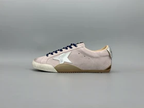 کتانی گلدن گوس ترو استار جیر صورتی نقره ای/Golden goose True Star