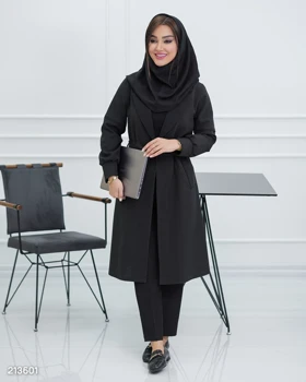 مانتو دانشجویی دیپلمات مدل نیلکا کد 2136