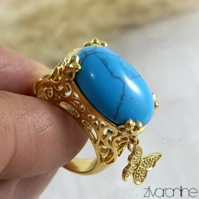 انگشتر زنانه فیروزه 30039