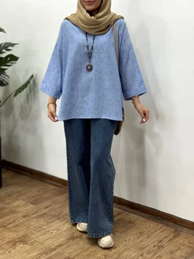 تونیک مانتویی لینن ترانه