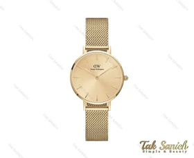 ساعت دنیل ولینگتون زنانه حصیری طلایی Daniel-3923-28-L