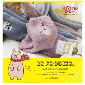 جوراب فانتزی زنانه حوله ای sweet nana