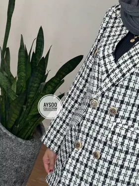 کت مزونی آستردار شانل