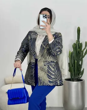 کت مزونی یقه آمریکایی(2)کد3369