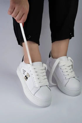 کفش اسپرت دخترانه مدل sneaker - 0023_White