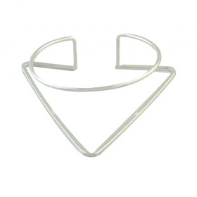 دستبند زنانه مدل بنگل مثلثی