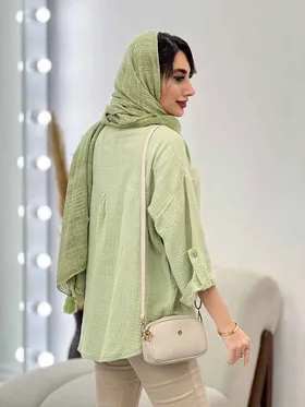 شومیز آستین پاگن تبسم