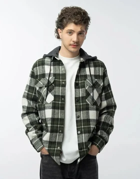 چهارخانه پشمی کلاه دار