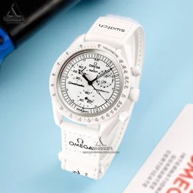 ساعت امگا سواچ سفید Omega x Swatch Speedmaster M00-M2 (سفید)