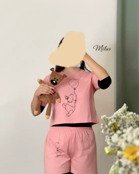 ست راحتی تیشرت شلوارک وینی