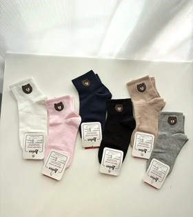 جوراب ساق کوتاه خرسی زنانه 846