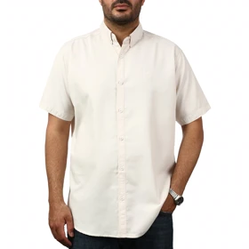 پیراهن آستین کوتاه ساده مردانه برند مد مدل 14112198