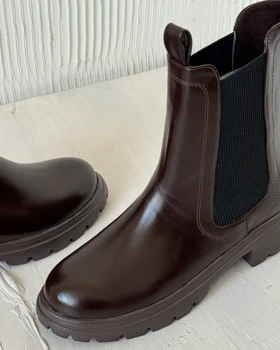 نیم بوت چلسی – قهوه ای  کد 1200141