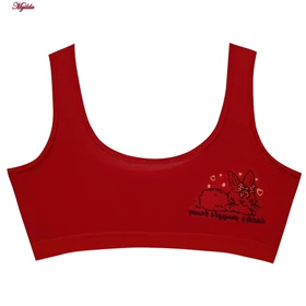 نیم‌تنه دخترانه مدل بدون پد کد 4686-1 بسته 3 عددی
