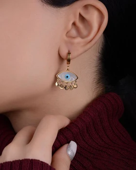 گوشواره چشم نظر استیل