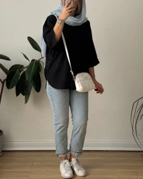 شومیز مانتویی دو یقه